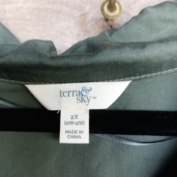 🆕 Terra & Sky Collar Shirt Dress - Picture 4 of 8